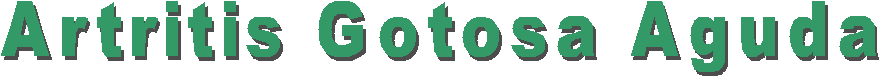Artritis Gotosa Aguda